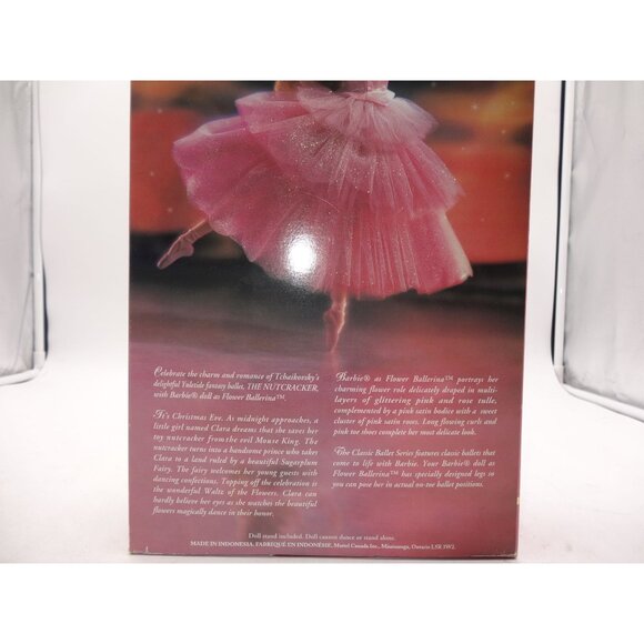 Barbie Collector Classic Ballet Series Flower Ballerina Doll Nutcracker Edition - Picture 10 of 13